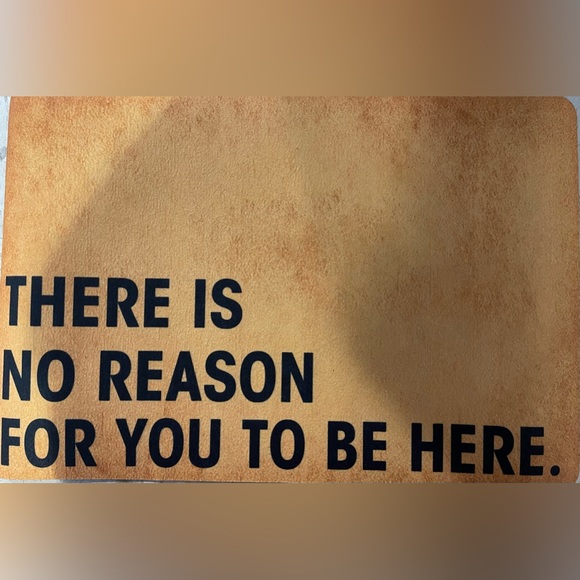 Other - NWT Funny Non Slip Welcome mat